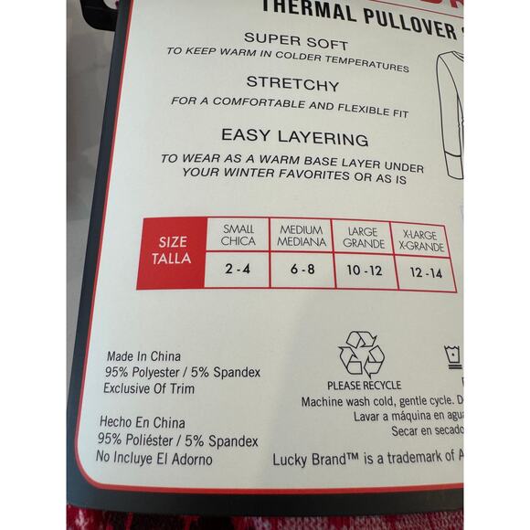 NWT Lucky Brand Christmas Fair Isle Snowflake Pajamas Set Size XL $68 - Picture 6 of 6